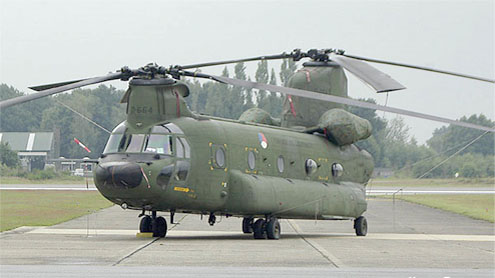 Government orders 14 Chinook helicopters