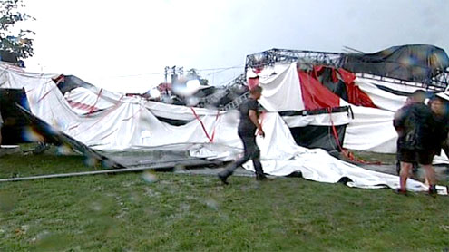 Storm Hits Pukkelpop Festival in Belgium