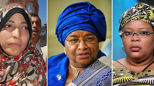 Female trio wins Nobel Peace Prize