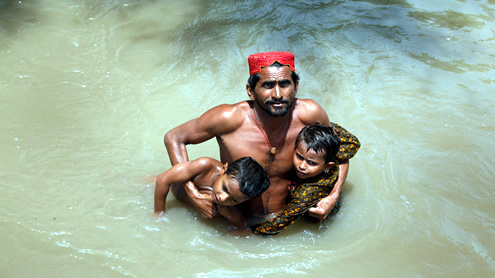 Flood affectees of Sindh