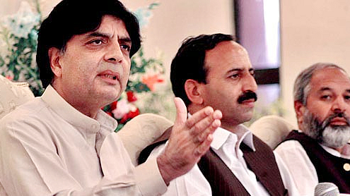 Opposition leader Chaudhry Nisar