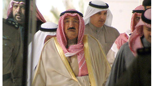 Kuwait's Emir Sheikh Sabah Al-Ahmad Al-Sabah