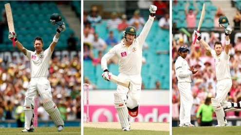 Clarke scores triple century
