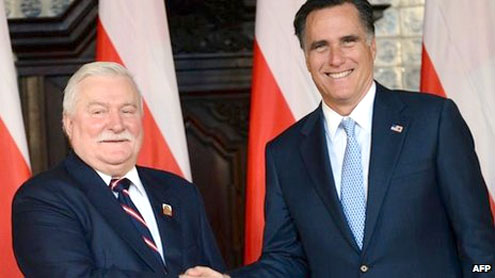 Mitt Romney Poland visit stirs Solidarity