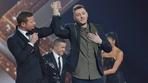 James Arthur is crowned winner of the X Factor 2012
