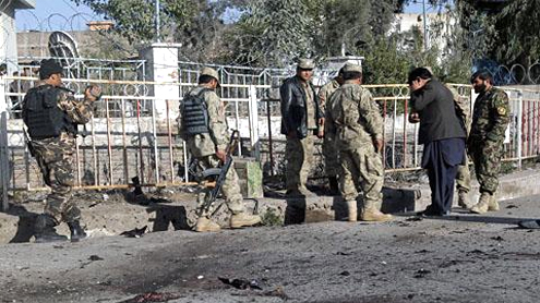Taliban storm NATO base, 14 dead