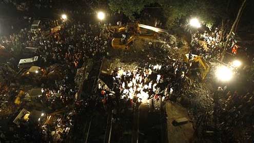 India building collapse near Mumbai kills 34