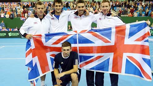 James Ward taken hospital Davis Cup win Russia