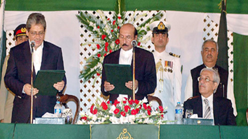 Syed Qaim Ali Shah takes oath as CM Sindh