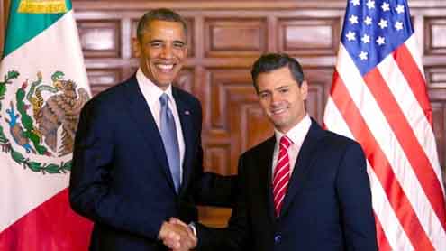 US President Obama agrees trade boost in Mexico visit