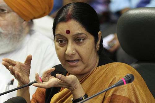 Indian FM Sushma Swaraj