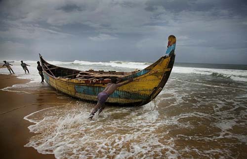 Indian fishing boats