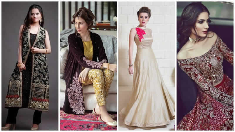 New Gown Style Dresses In Pakistan