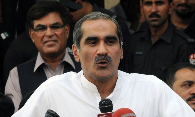 Railway Minister Khawaja Saad Rafique